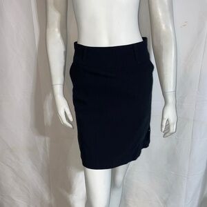 Swing Bette & Court Black Solid Skort Skirt Shorts Pockets Nylon Stretch Size 4